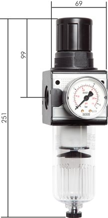 Voorbeeldig Afbeelding: Filterregelaar - Multifix -reeks 2