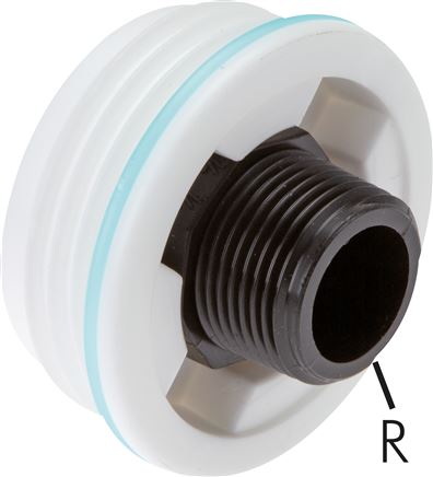 Voorbeeldig Afbeelding: Drumadapter (drumschroefdraad 56x4 Tri-Sure op R 3/4")