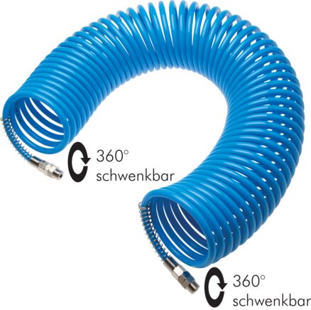 Voorbeeldig Afbeelding: Polyamide-spiraalslang (radiale uitgang)